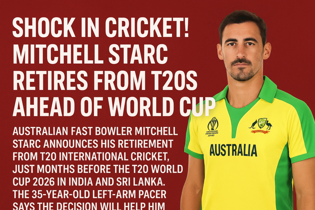 Mitchell Starc T20I retirement