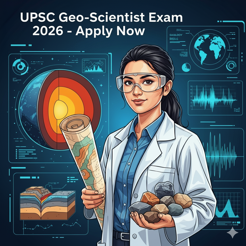 UPSC has released the Combined Geo-Scientist