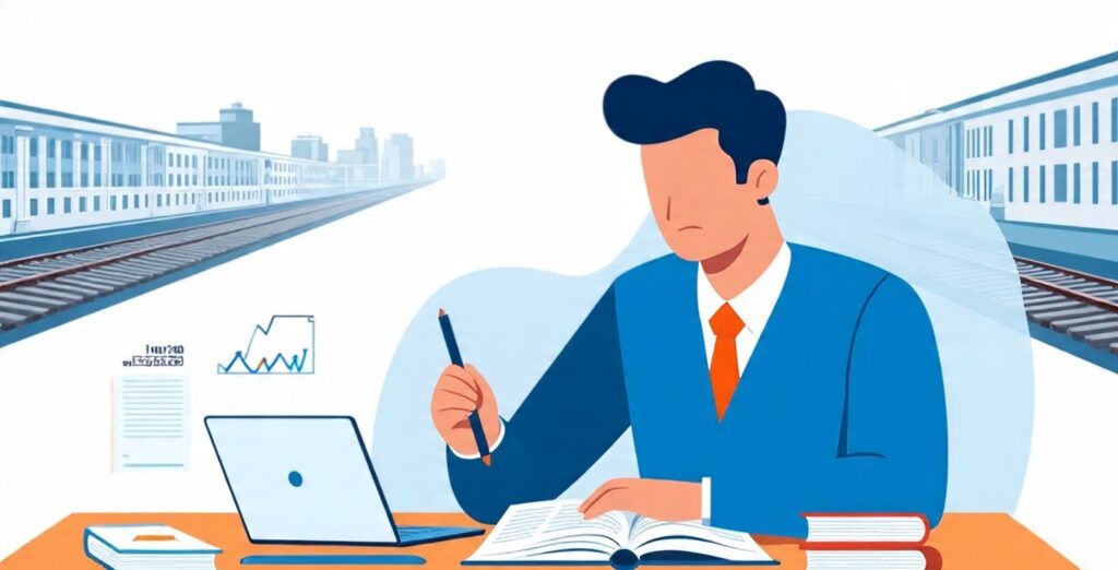 Engineering Service Examination ESE 2026 preparation with aspirant studying for UPSC government engineering jobs