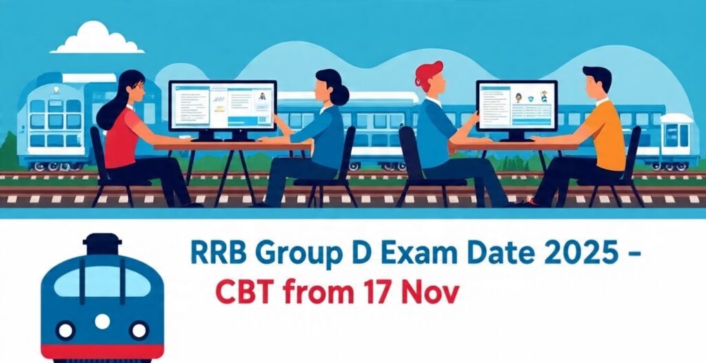 RRB Group D Exam Date 2025