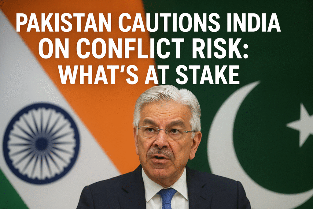 Pakistan-India conflict risk discussion