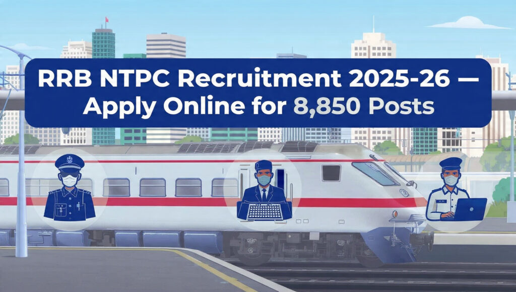 RRB NTPC Recruitment 2025-26 – Apply Online