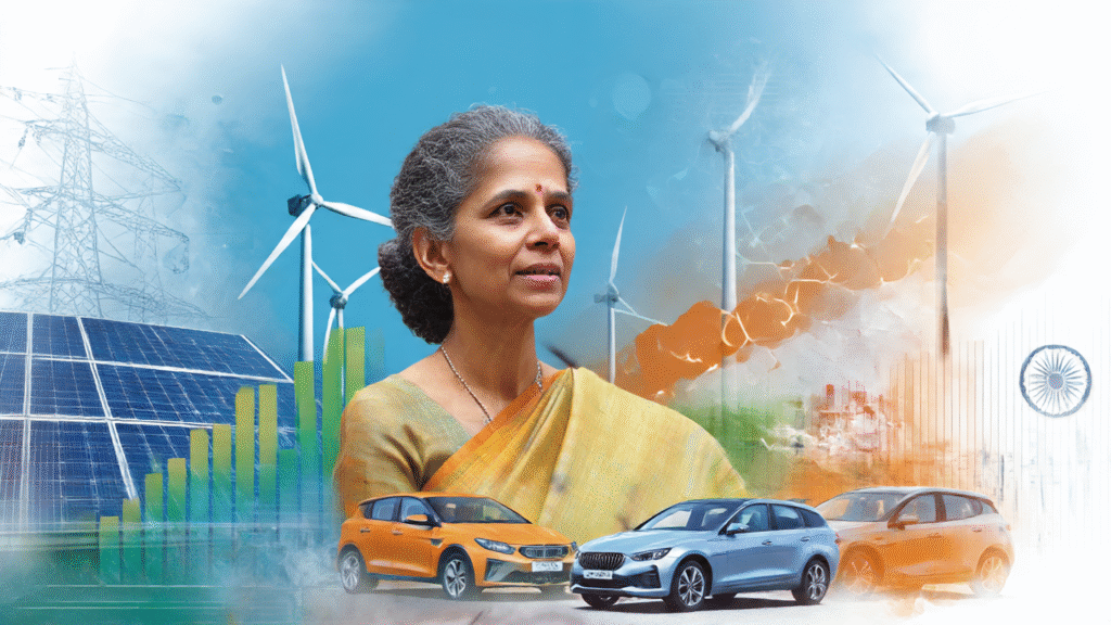 India 8% GDP growth with focus on sustainability and green economy initiatives”