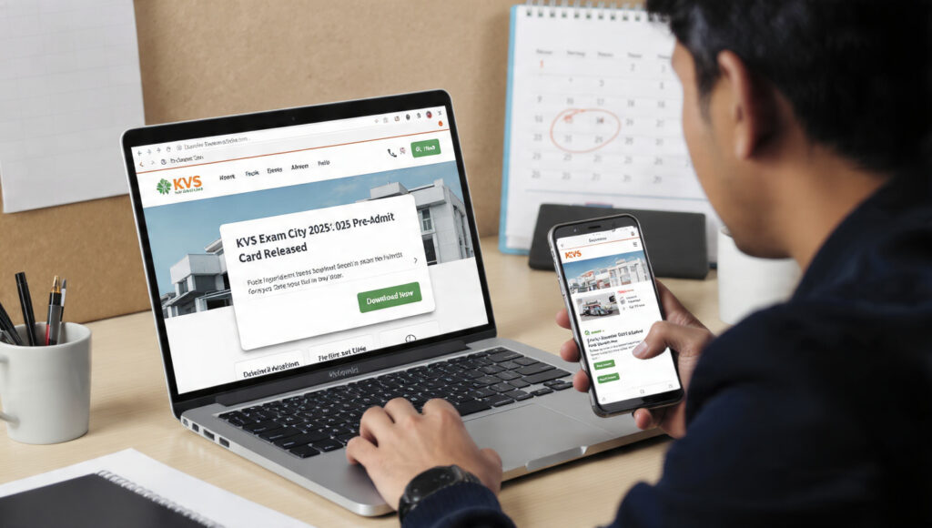 KVS Exam City 2025 Released: Download Your Pre-Admit Card Today