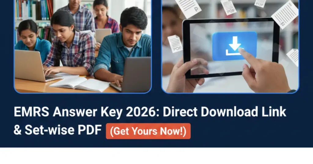 EMRS Answer Key 2026: Direct Download Link & Set-wise PDF
