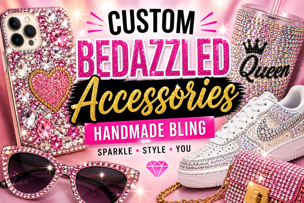 Custom Bedazzled Accessories