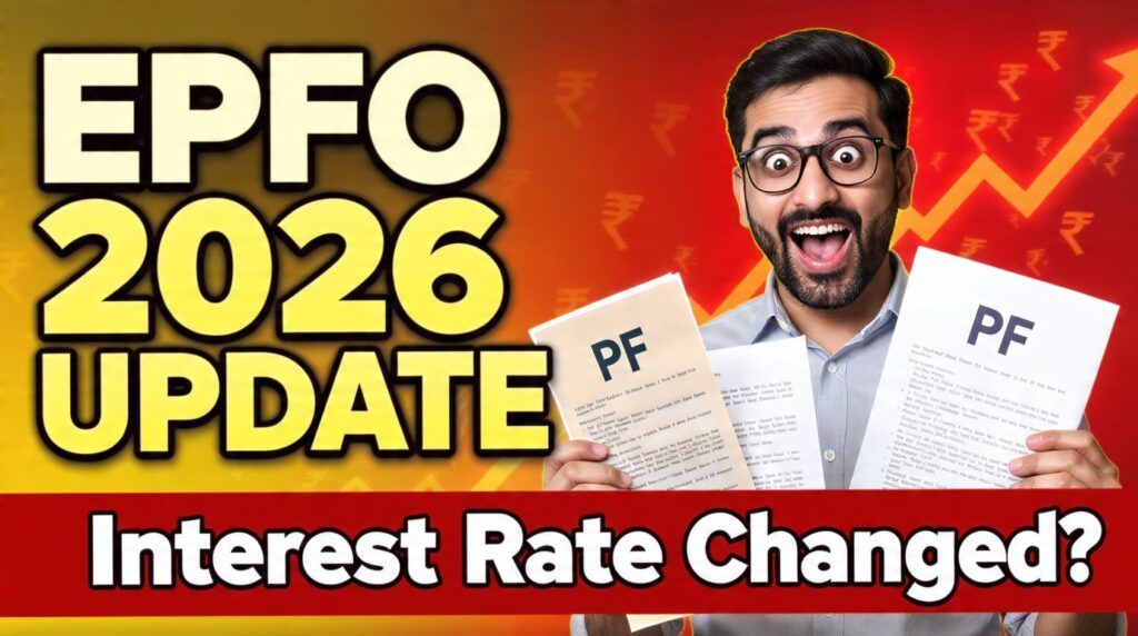 EPFO Interest Rate Update 2026: Latest PF Rate News